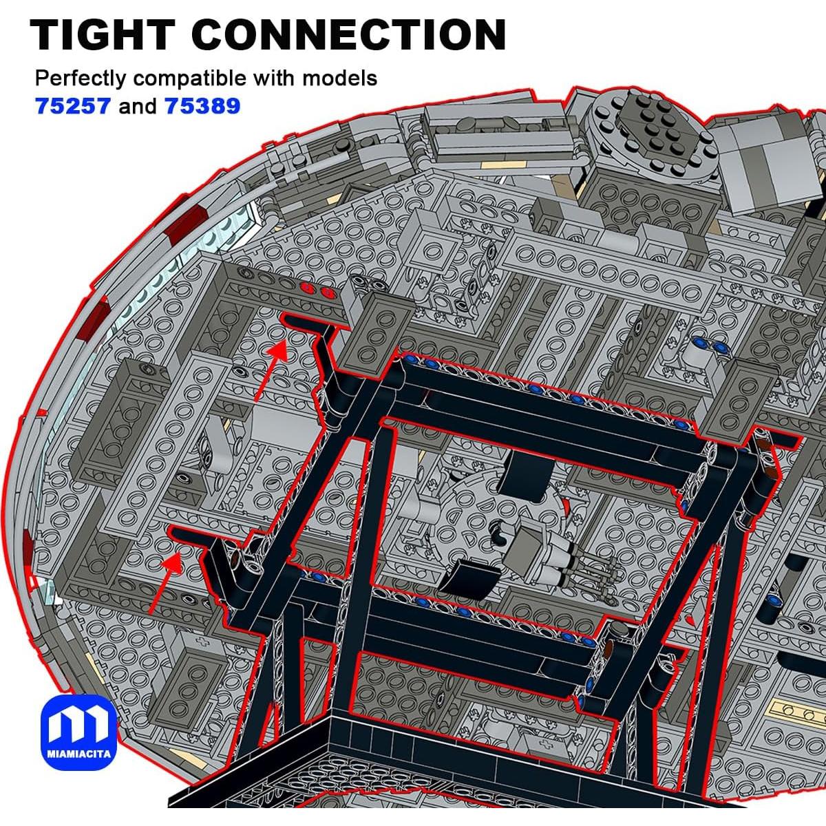 Soporte para Lego Millennium Falcon 75389 y 75257 - MIAMIACITA