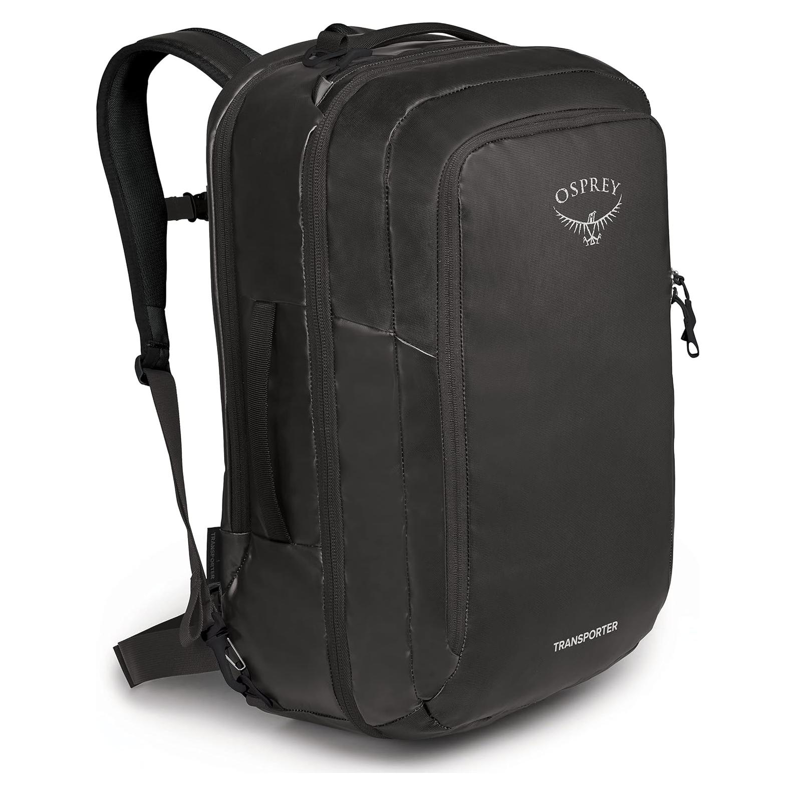 Mochila de Mano Osprey Transporter 44L Negra para Viaje