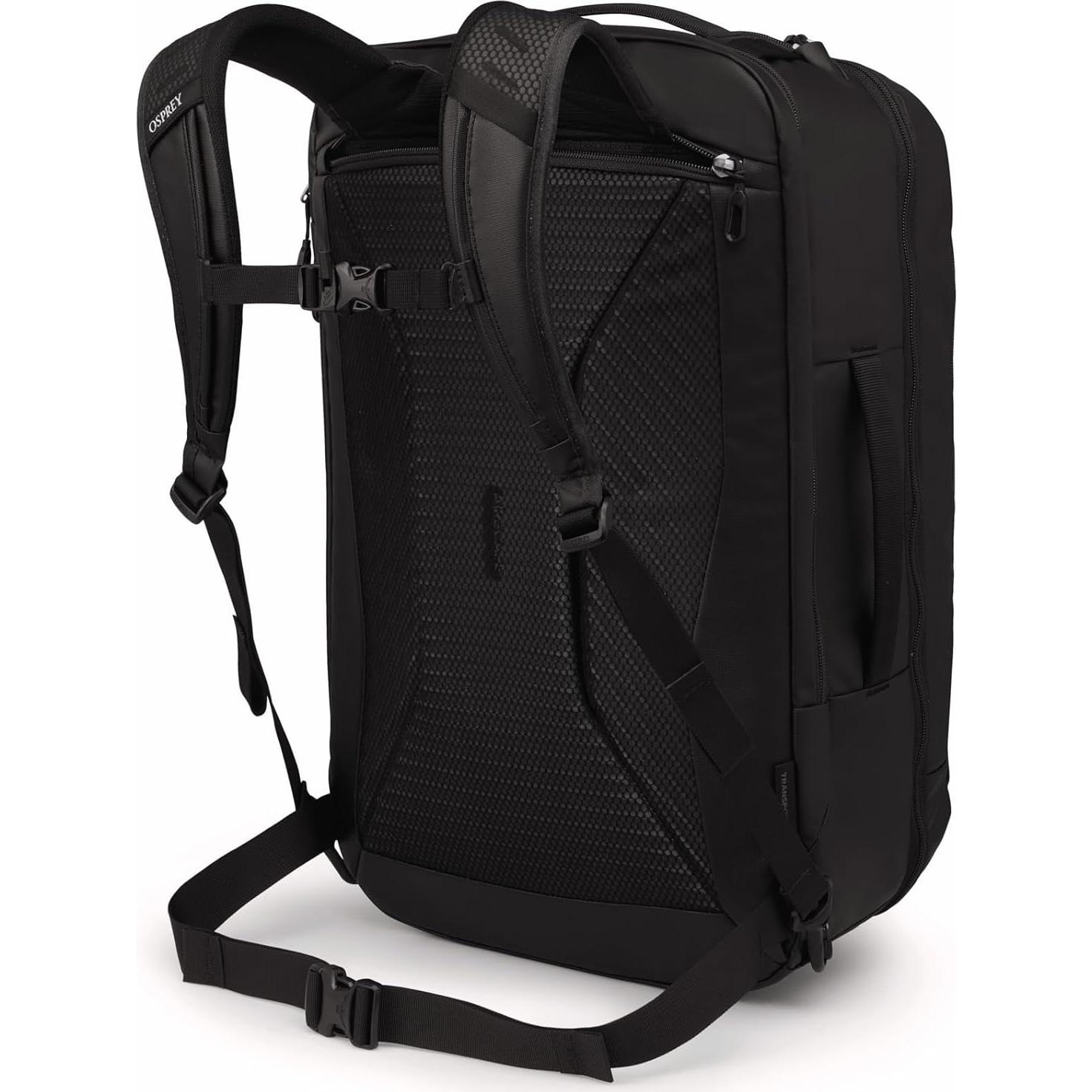 Mochila de Mano Osprey Transporter 44L Negra para Viaje