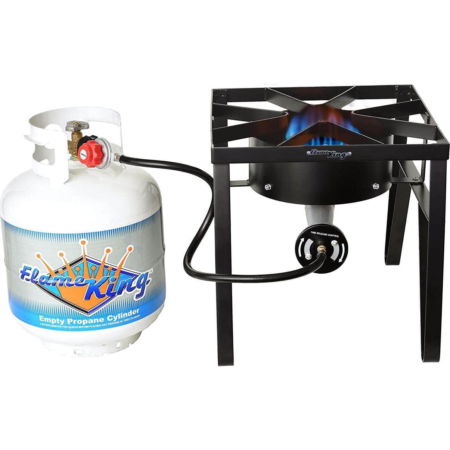 Estufa de Cocción Exterior Flame King 200K BTU Gas Propano