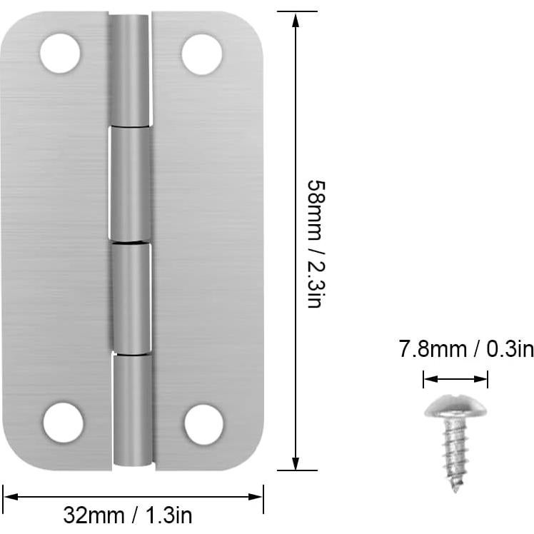 Bisagras de Acero Inoxidable Picowe para Neveras Igloo - 3 Pack
