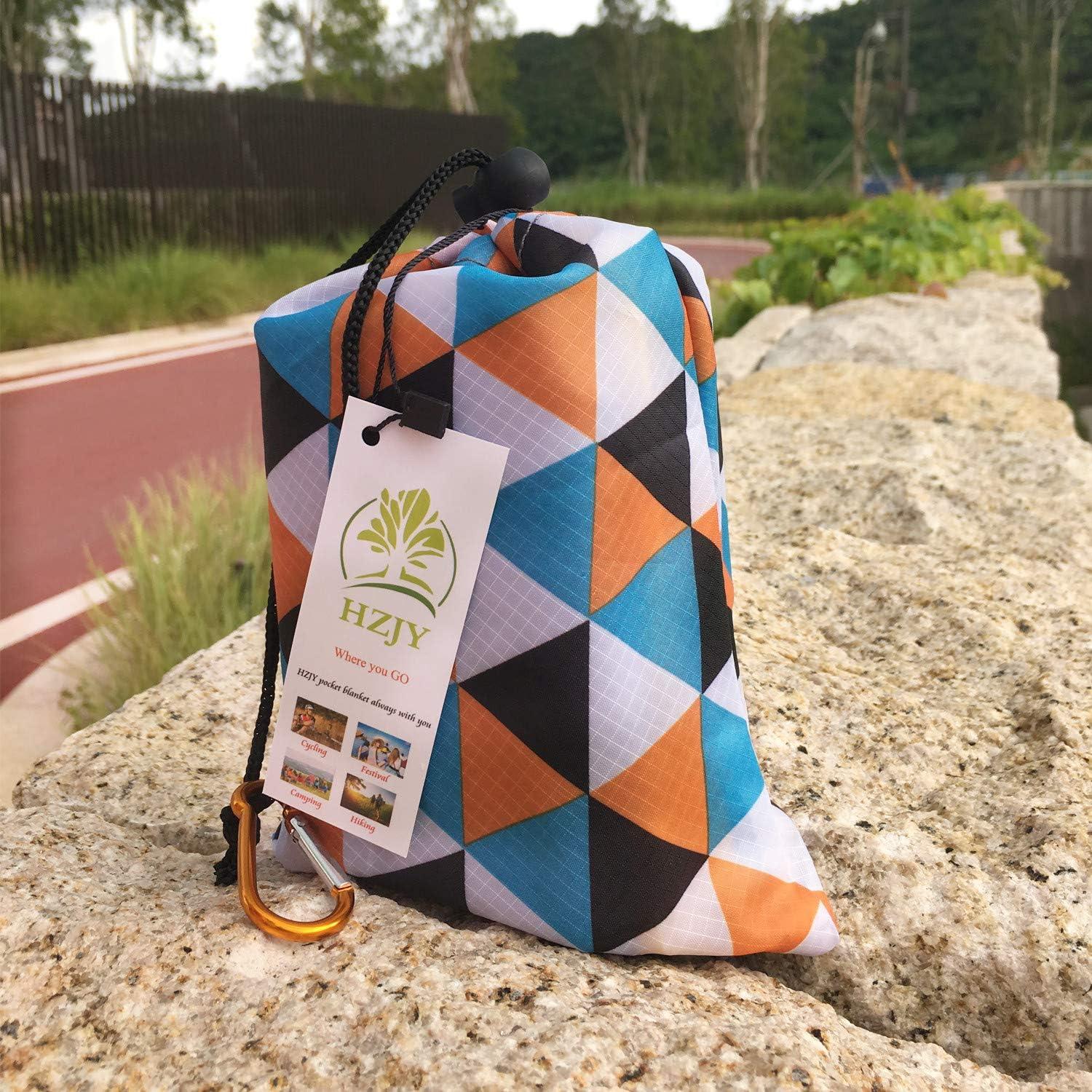 Manta de Playa HZJOYUE 180x140 cm Impermeable y Compacta