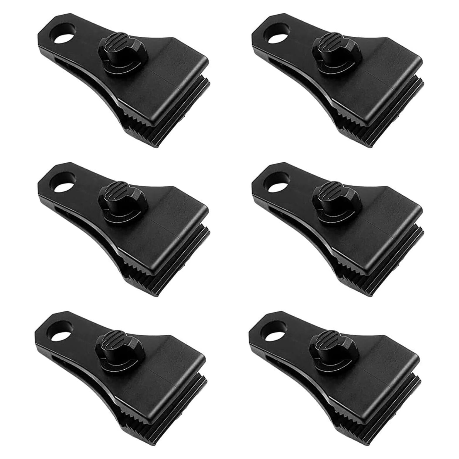 Clips de Lona Grande CLIO - 6 Pcs Alta Resistencia Nylon