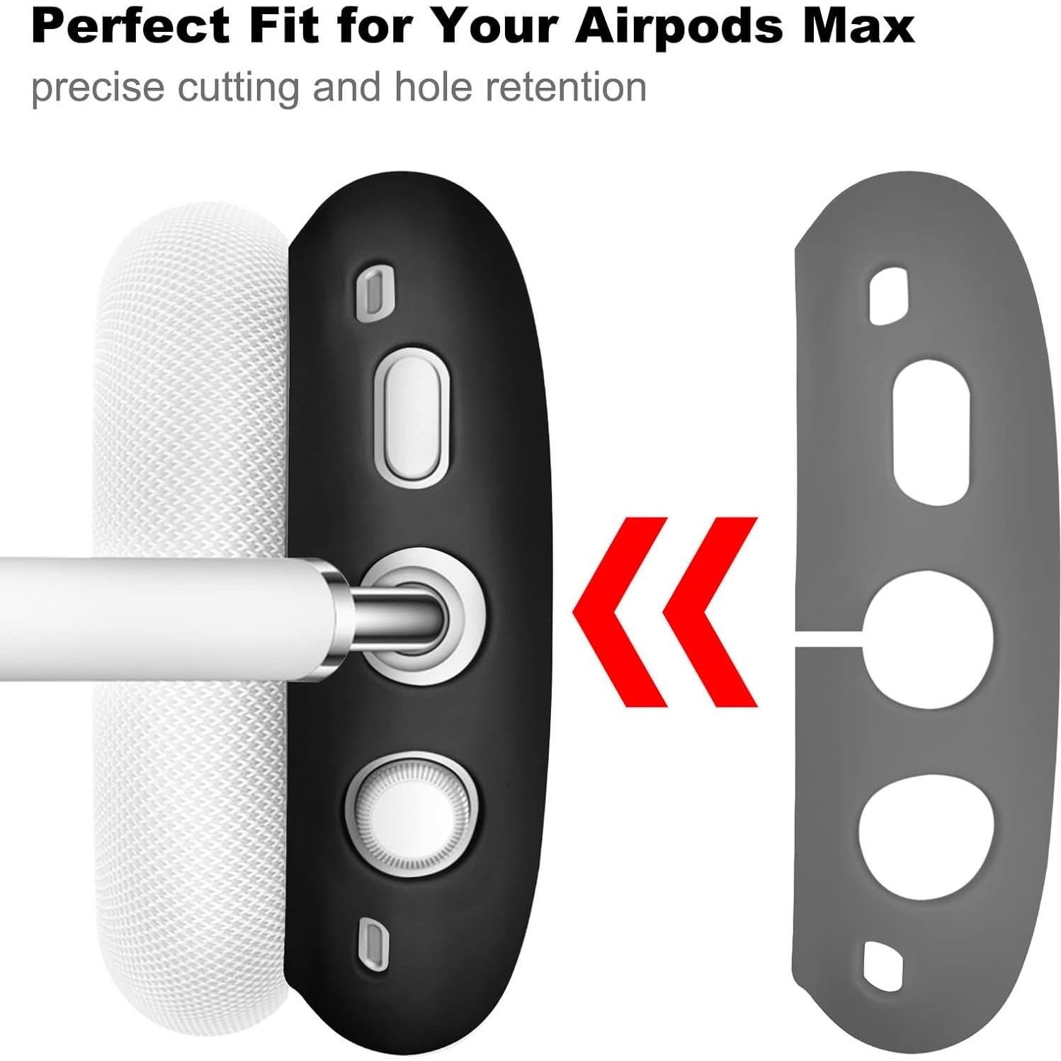 Funda de Silicona para Auriculares AirPods Max FILOTO Negro