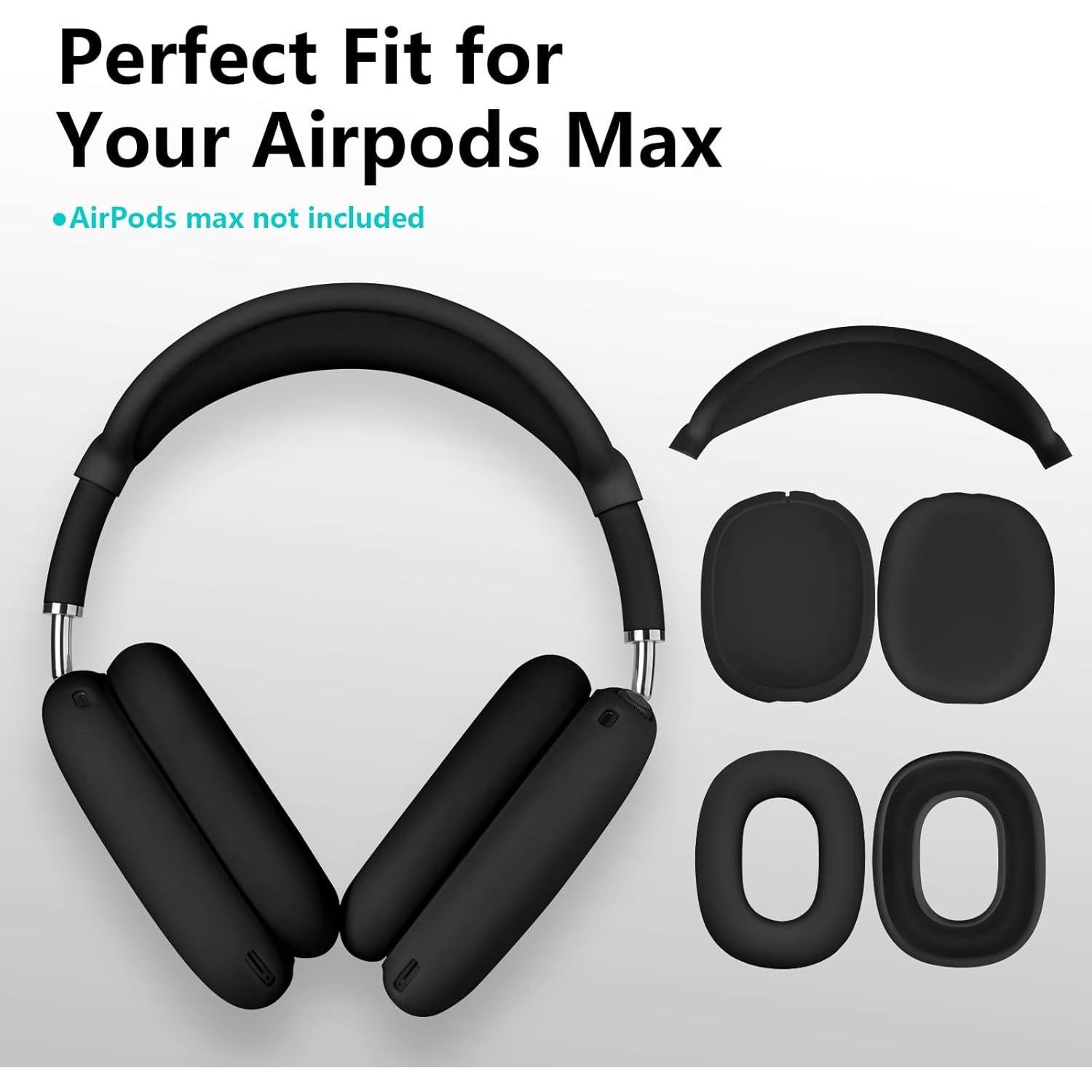 Funda de Silicona para Auriculares AirPods Max FILOTO Negro