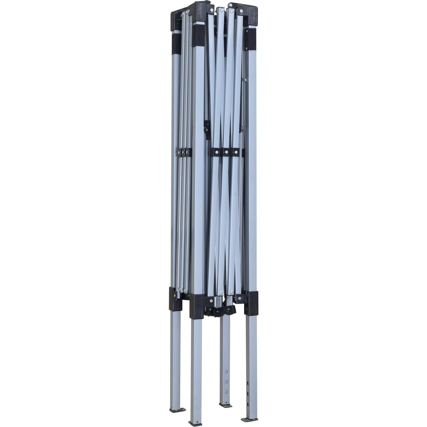 Carpa pop-up 3.05x3.05m Outdoor Basic roja con 4 paredes