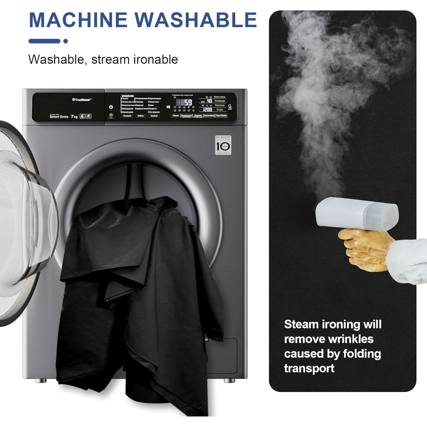 Cortina de Fondo Negra EMART 1.52 x 2.13 m para Fotografía