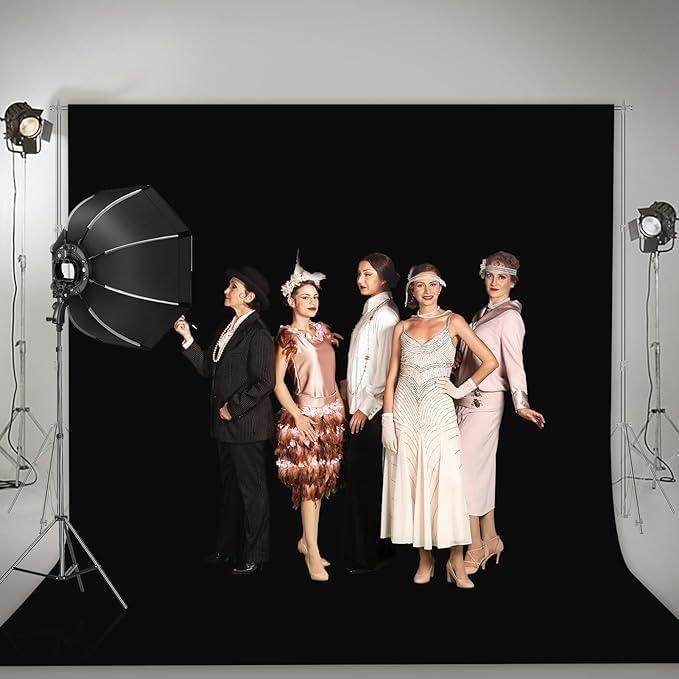 Cortina de Fondo Negra EMART 1.52 x 2.13 m para Fotografía