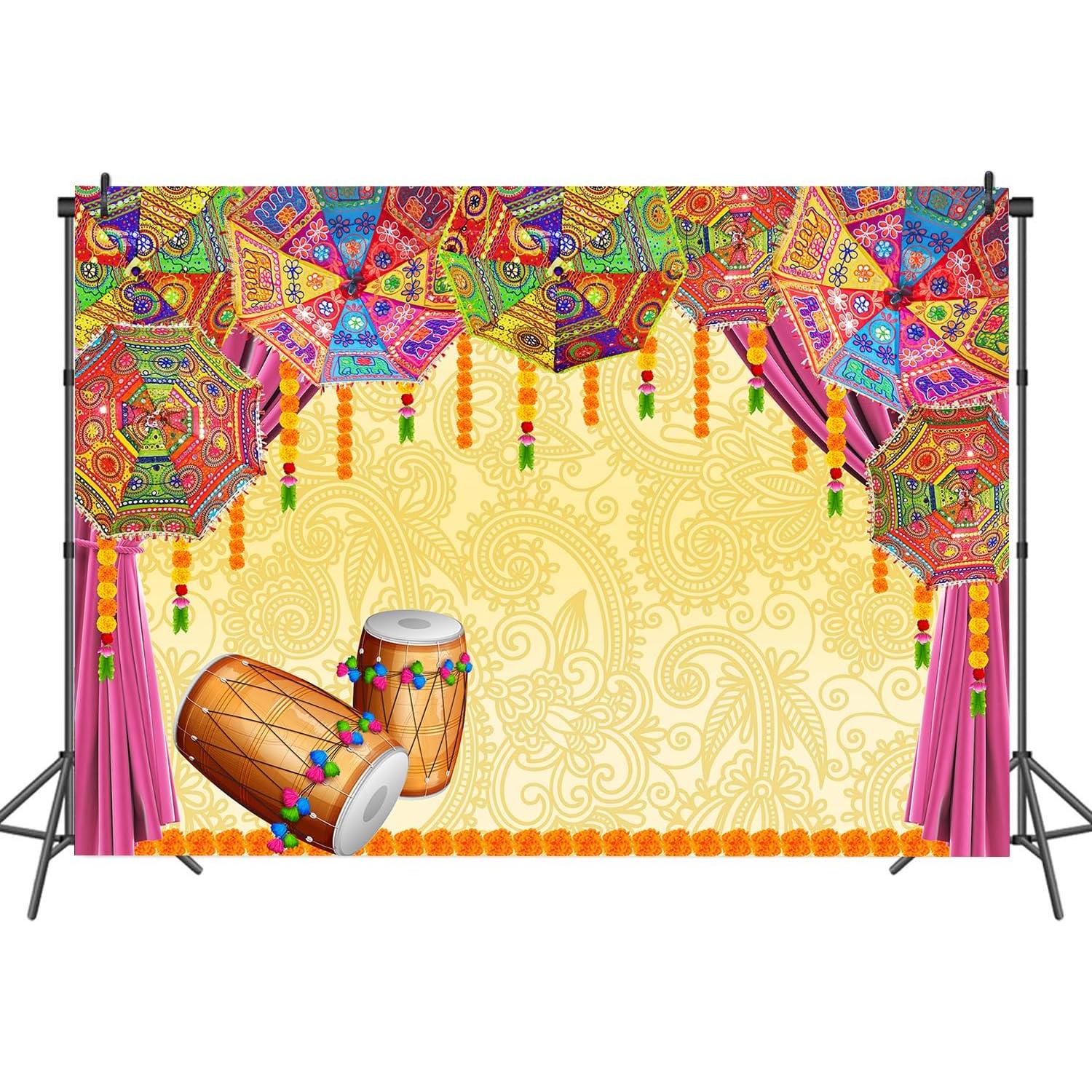 Fondo Fotográfico Tradicional Indio 210x150 cm Marigold