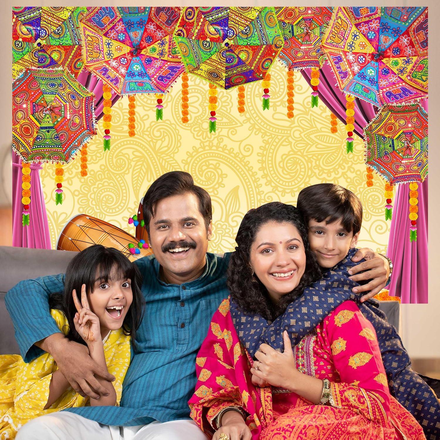 Fondo Fotográfico Tradicional Indio 210x150 cm Marigold