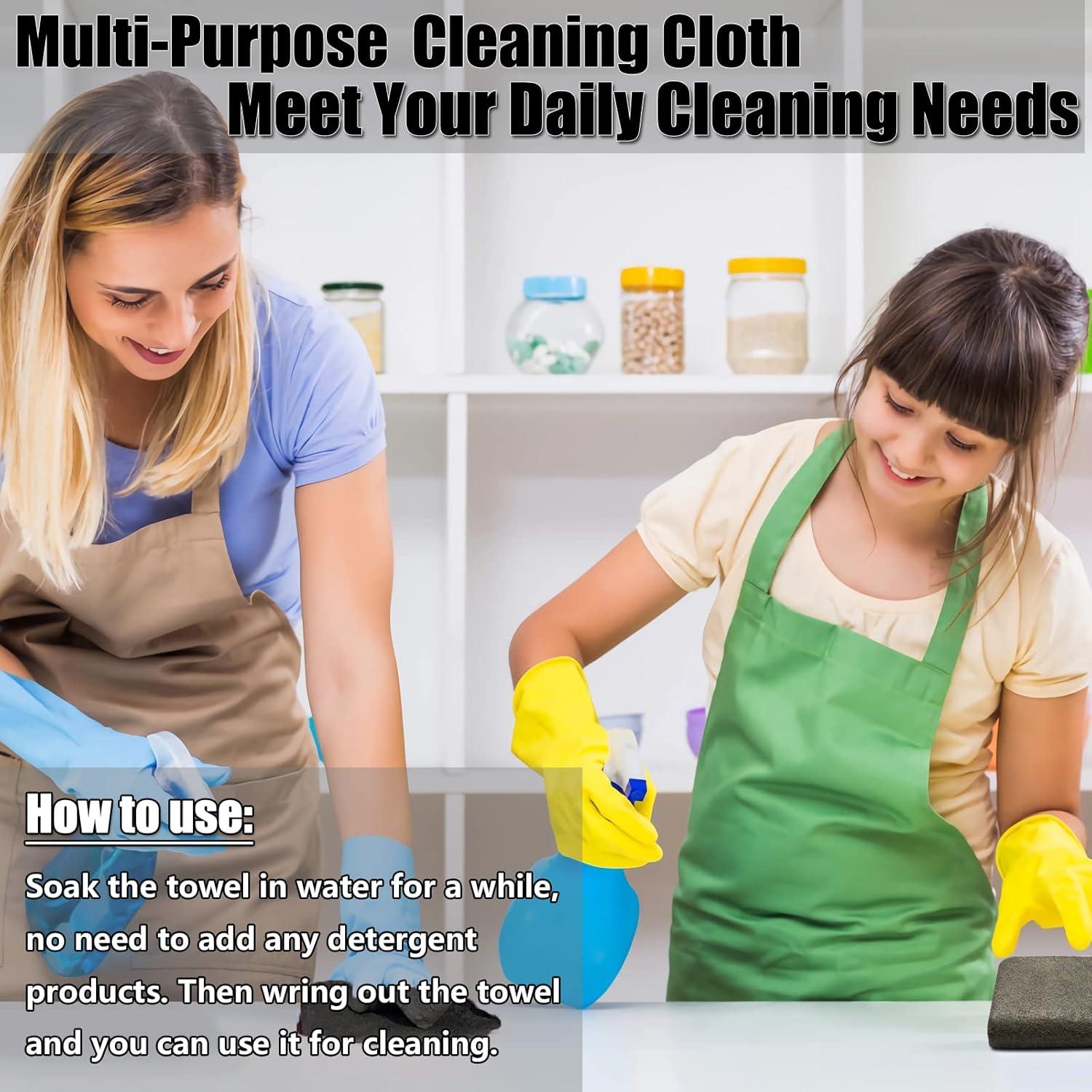 Paño de Limpieza Mágico KTT Microfibra Reutilizable 5 Piezas