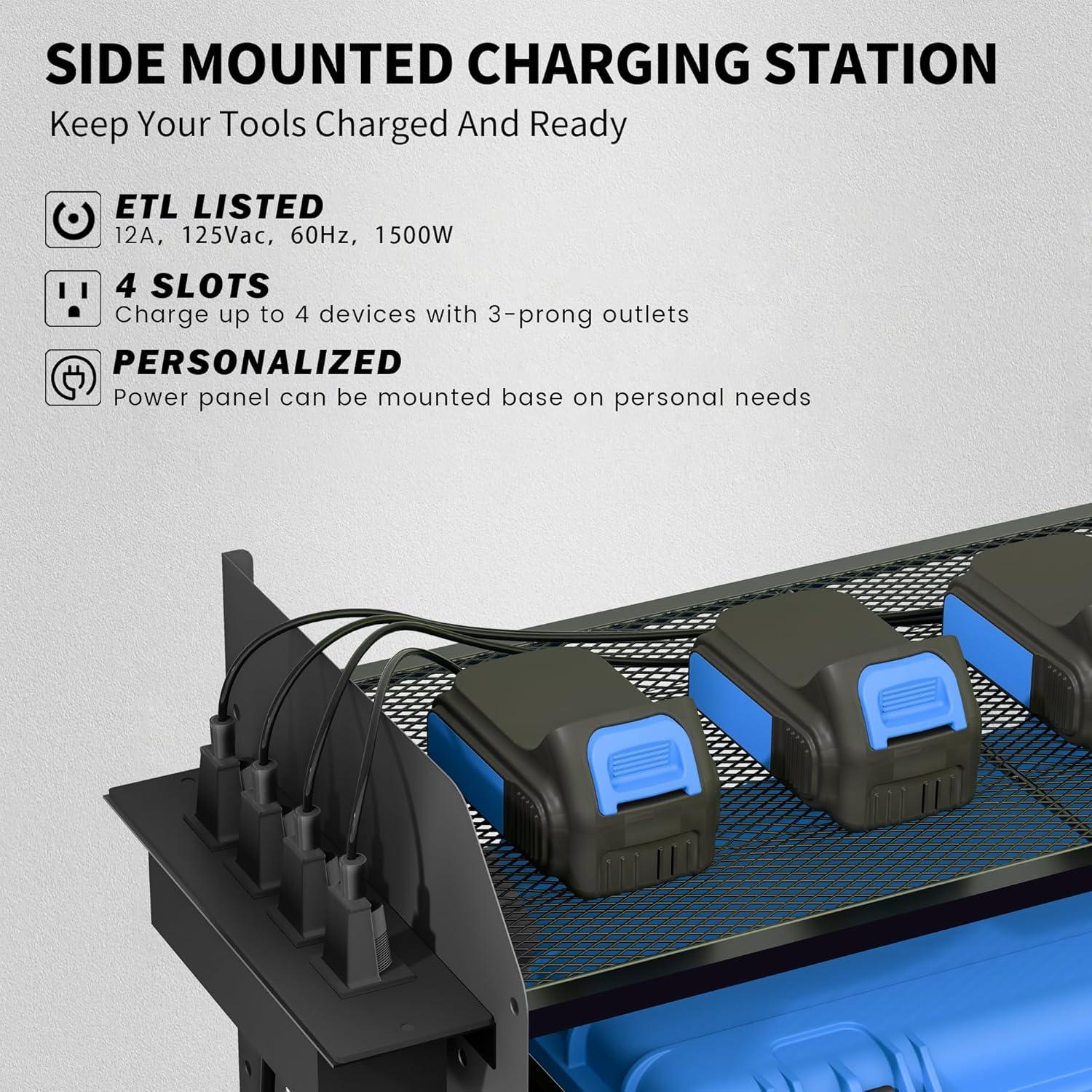 Organizador de Herramientas Eléctricas Lisgicabin 3 Capas Negro