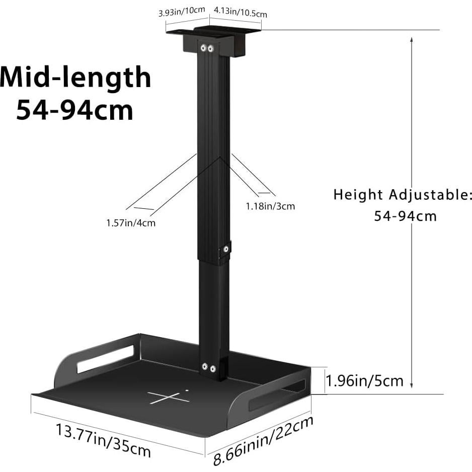 Soporte de Techo para Proyector UineHiot Ajustable 54-94cm