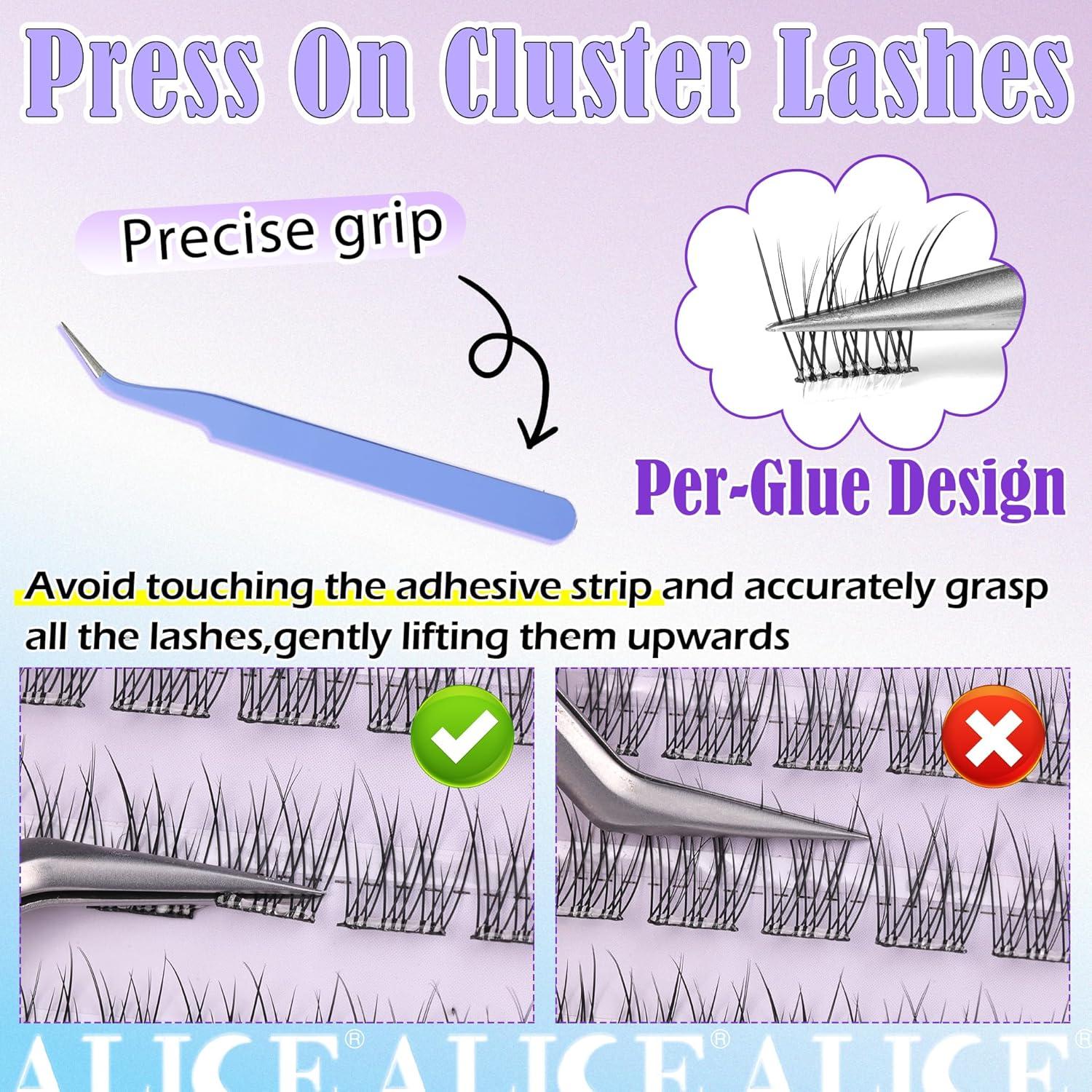 Pestañas Autoadhesivas ALICE 10-12mm Reutilizables 120pcs