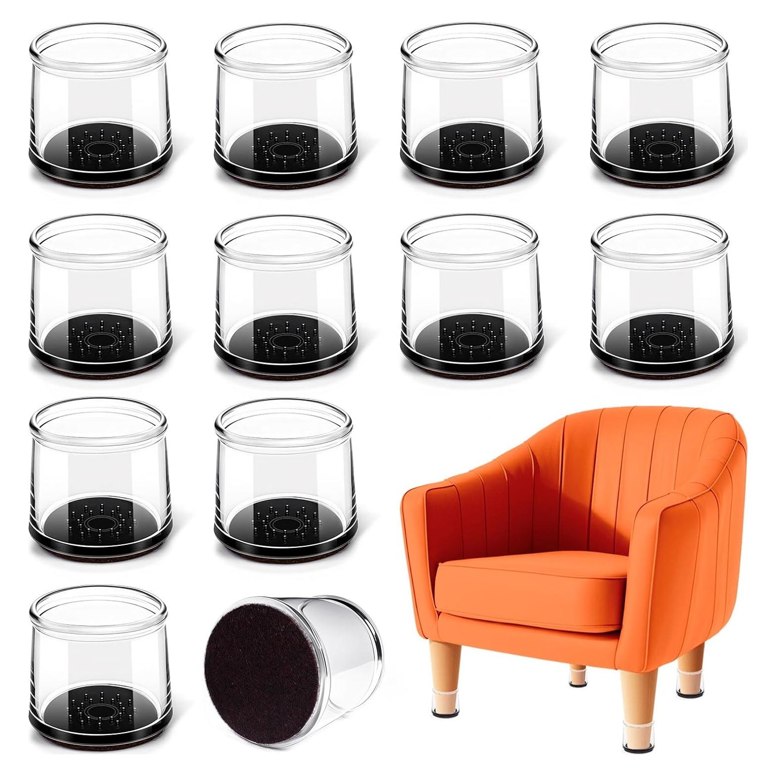 16 Protectores de Suelo para Patas de Sillas 1doespro XXL