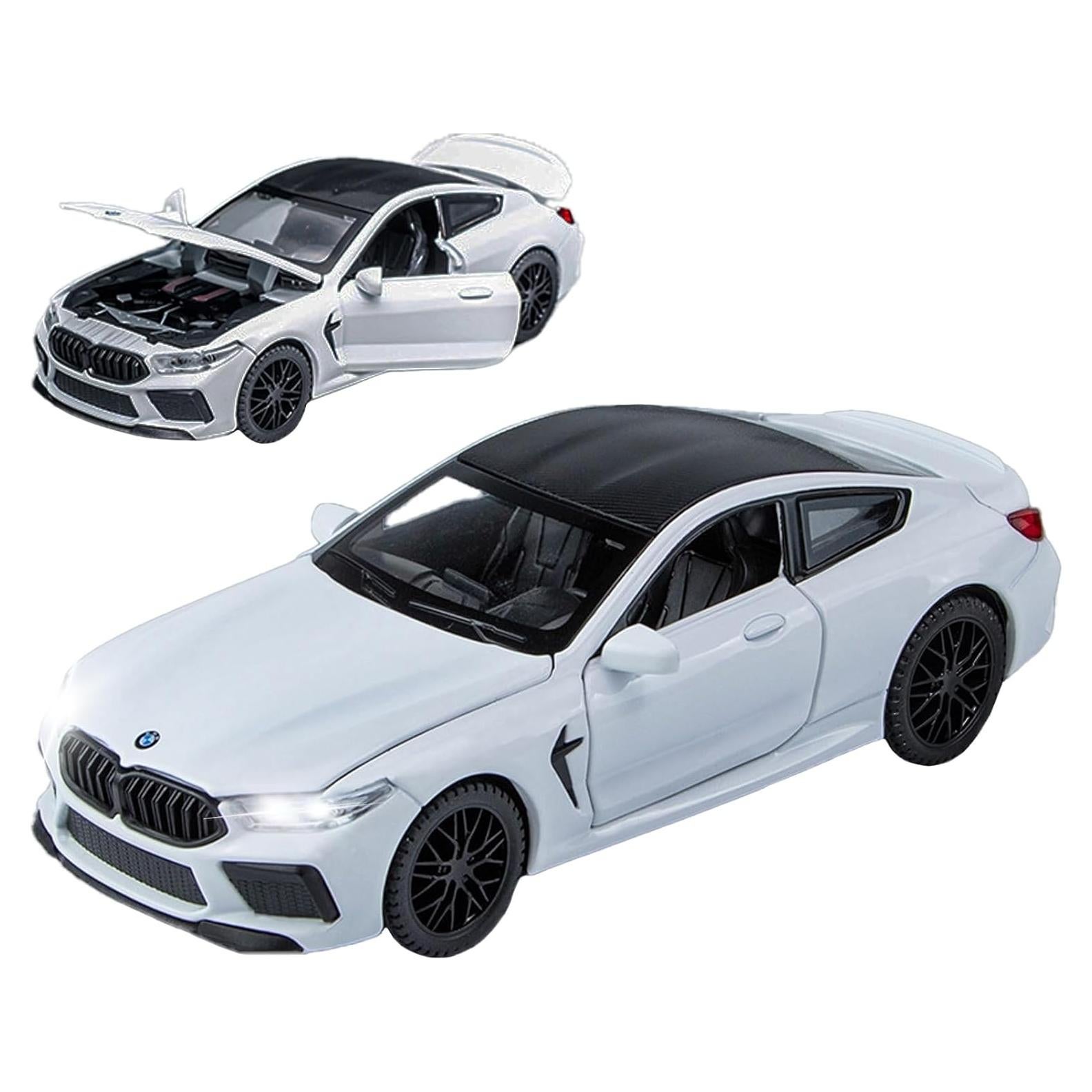 Coche de Juguete BMW M8 1:32 Metal con Luz y Sonido