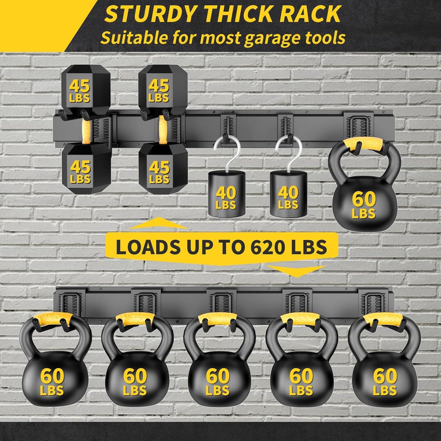 Organizador de Herramientas de Garaje UUP 64" Pared 281.2 kg