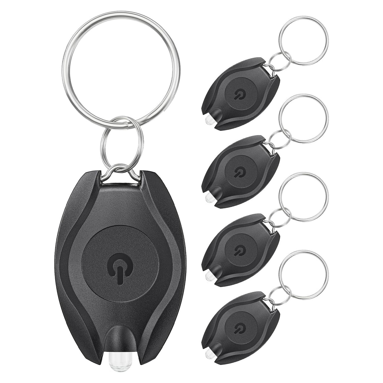 Paquete de 5 Linternas LED Uniclife Mini Llave 14 Lúmenes