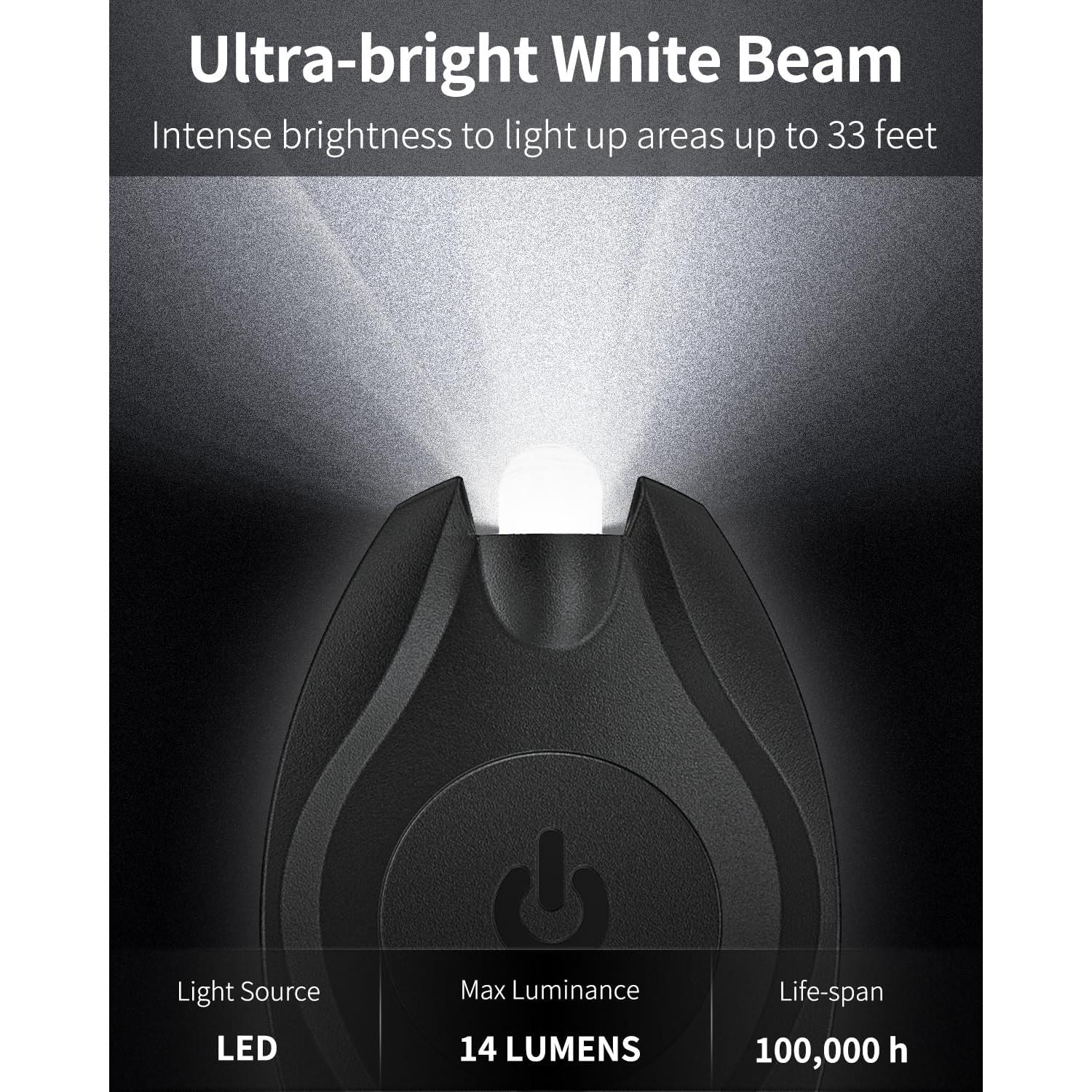 Paquete de 5 Linternas LED Uniclife Mini Llave 14 Lúmenes