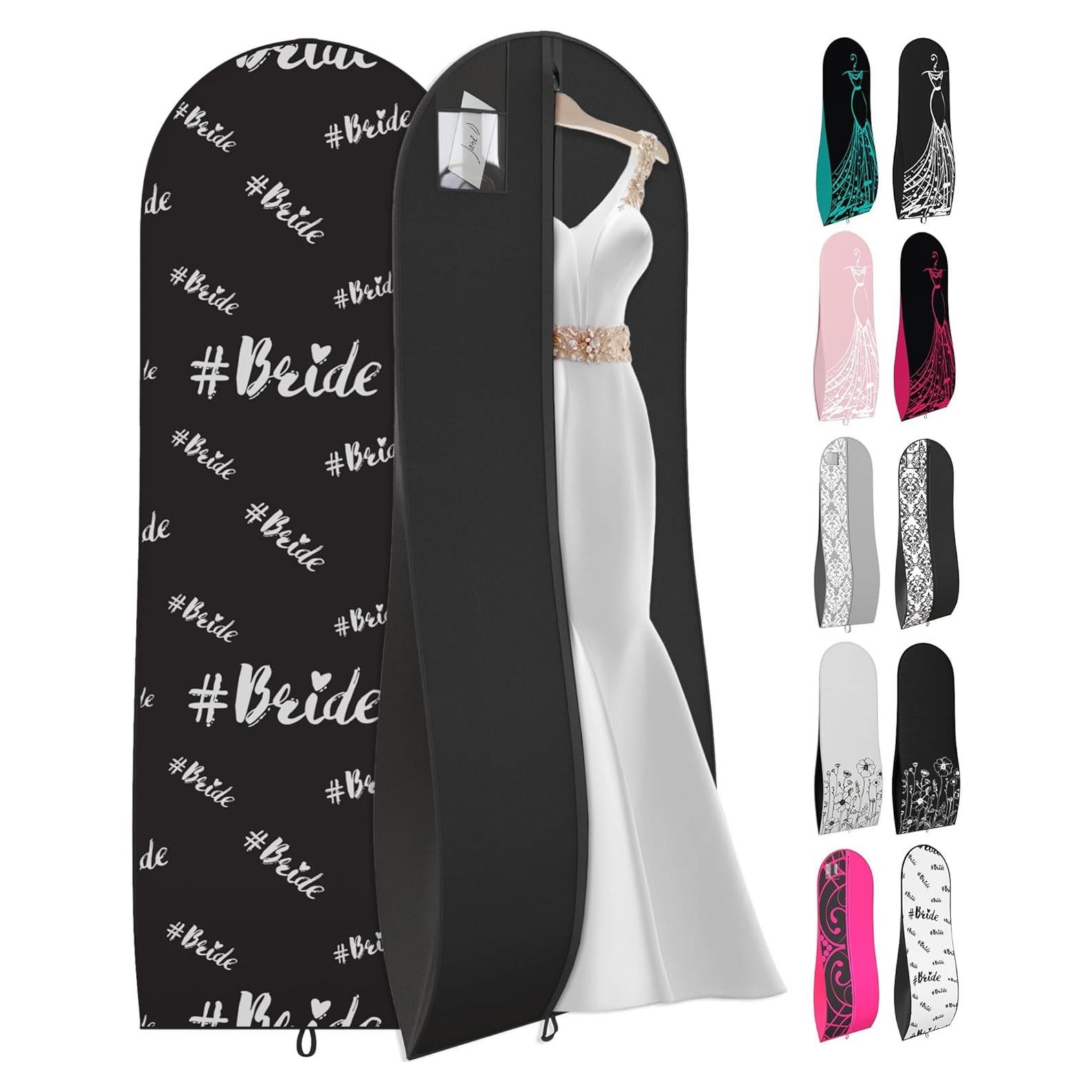 Bolsa de Vestido de Novia Tu Bolsa 72" Negro - Almacenamiento Ropa