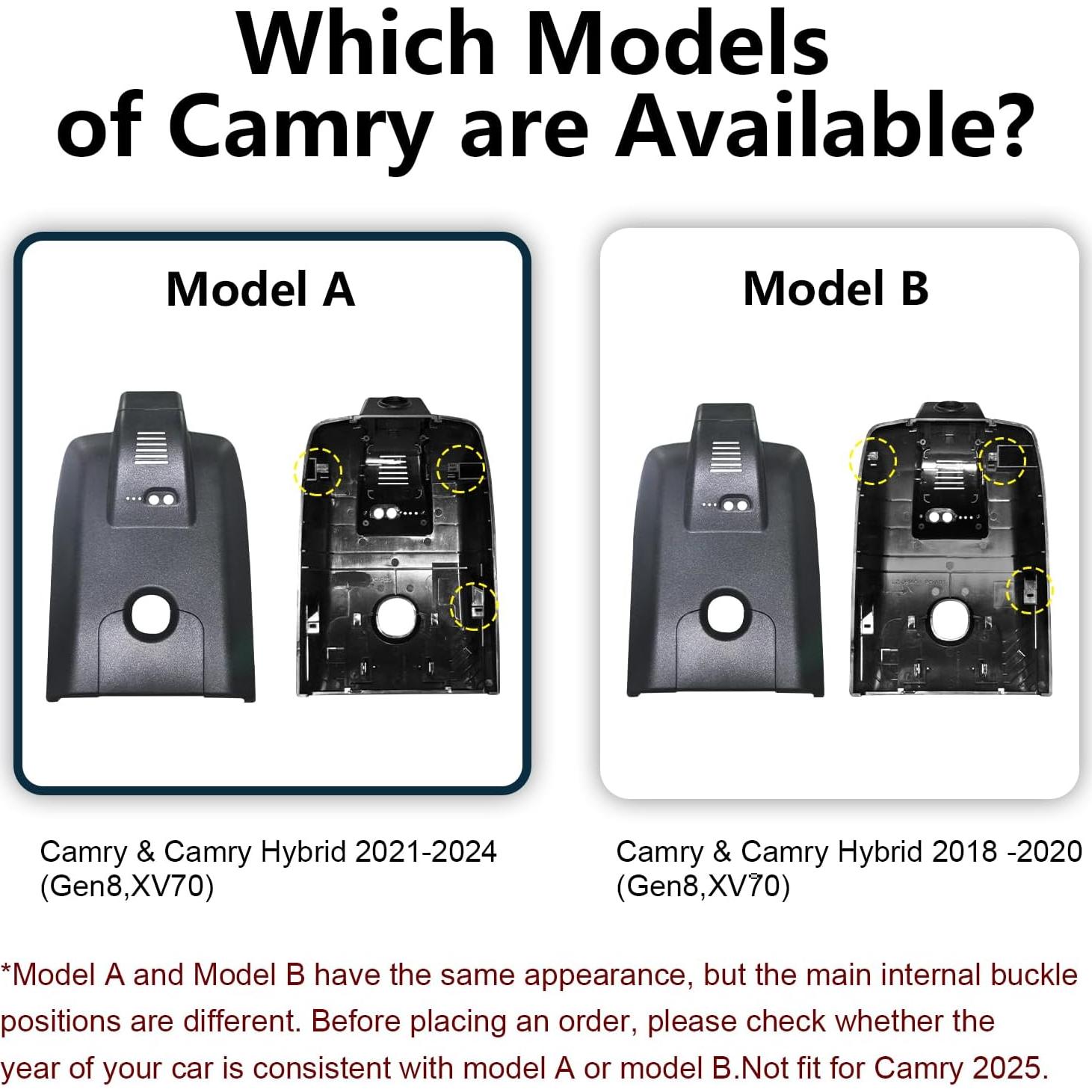 Cámara Dash 4K Mangoal para Toyota Camry 2021-2024, WiFi