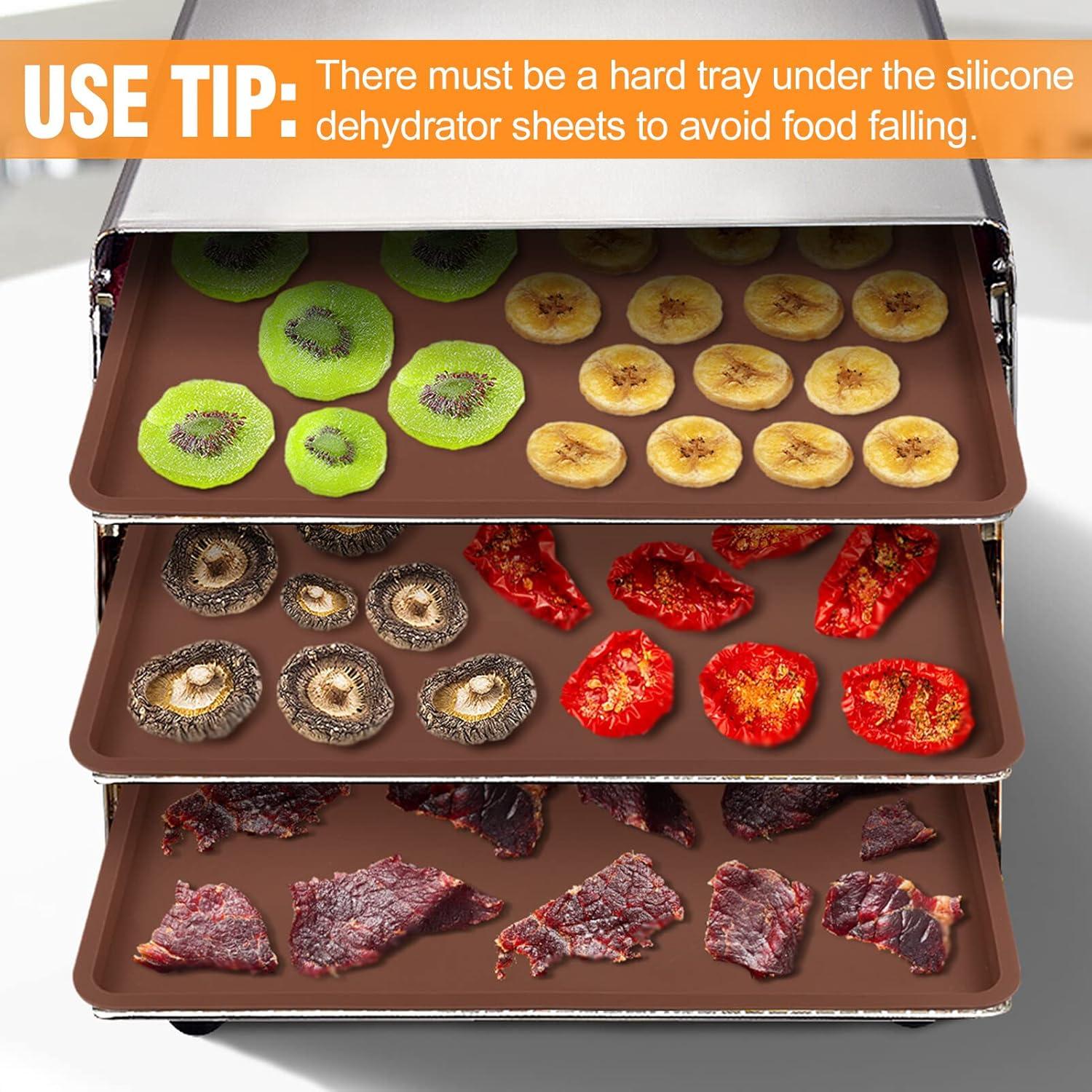 Hojas de Silicona Aulock 3 Pcs para Deshidratador 34.8 cm