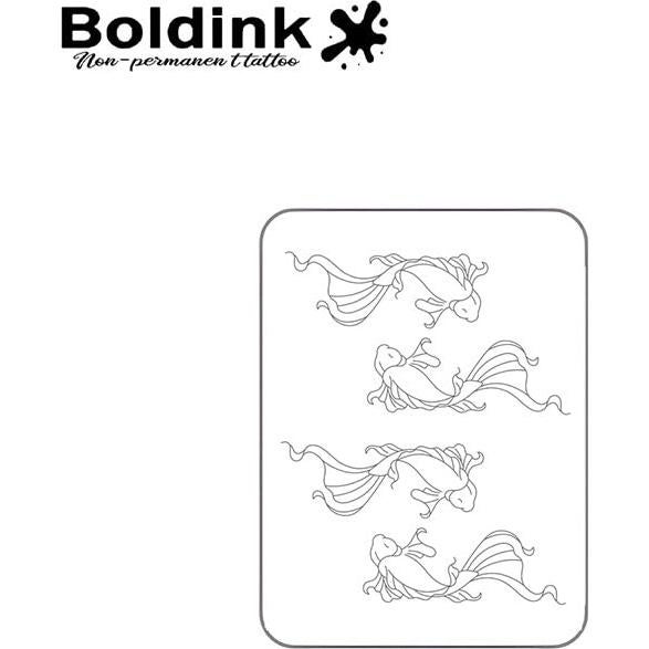 Tatuajes Semipermanentes Boldink Pez Doble - 7-14 Días