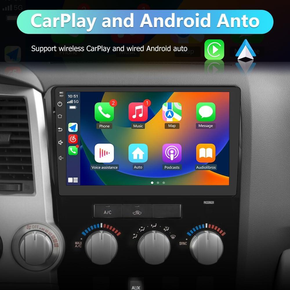 Estéreo de Coche Android 13 Litillbuly 2GB 32GB para Toyota