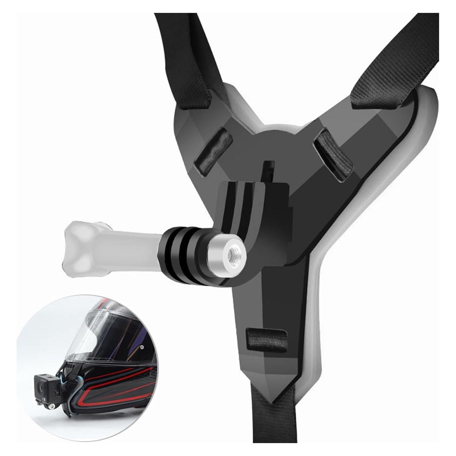 Soporte de mentón para casco MBAFIT - Compatible con GoPro y más