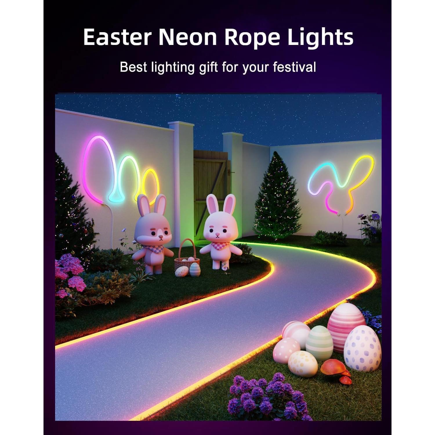 Luz de Cuerda Neón Inteligente Lumary 5m IP65 RGB+Blanco