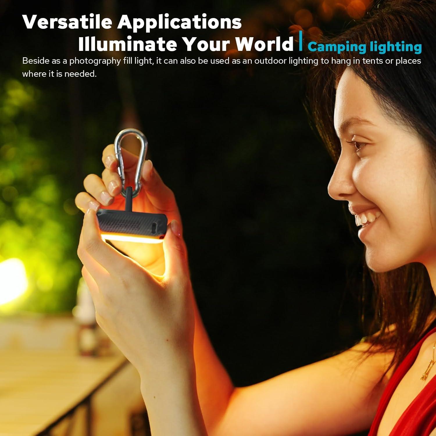 Luz LED Mini ZENIKO VS5 R RGB Portátil con Difusor 2500K-8500K