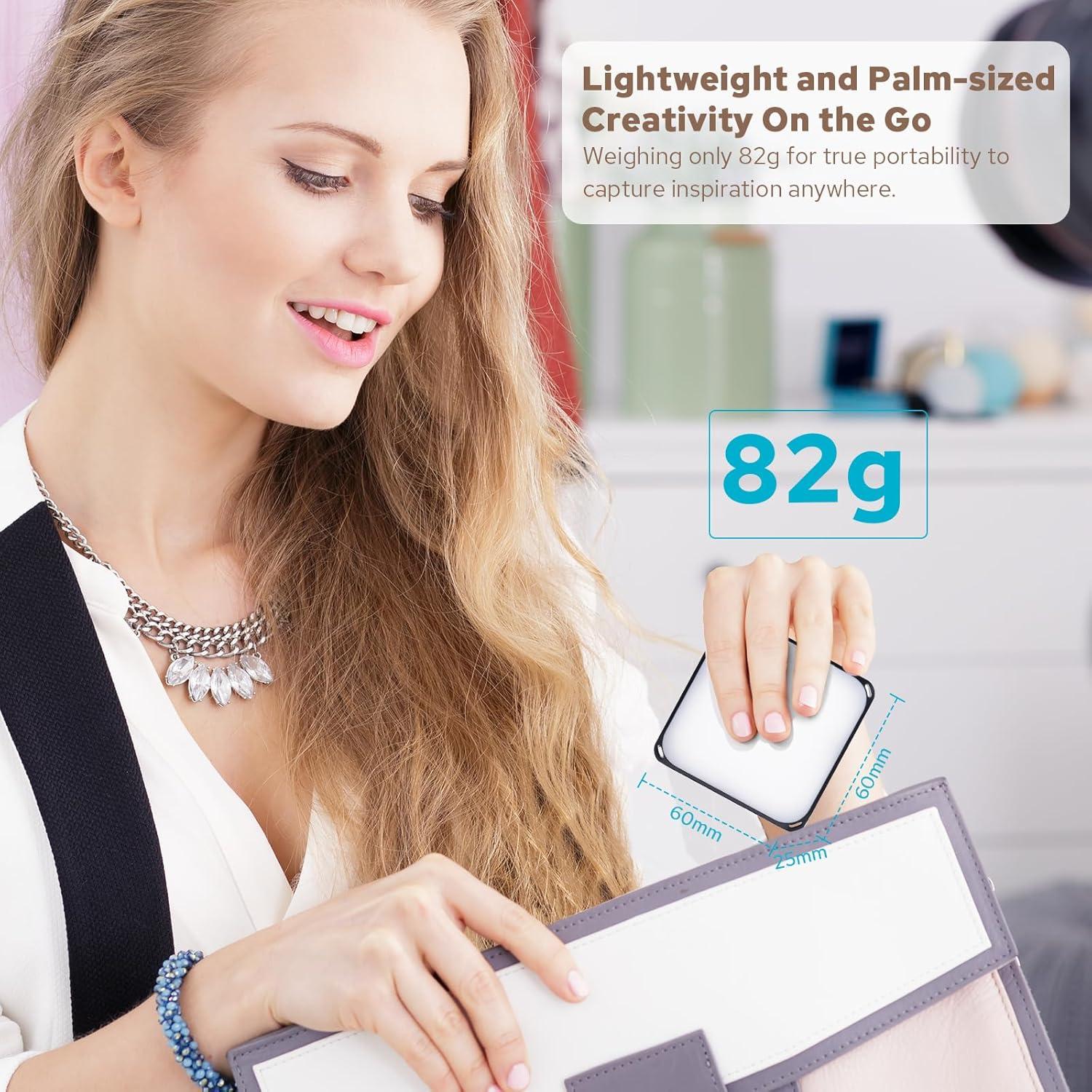 Luz LED Mini ZENIKO VS5 R RGB Portátil con Difusor 2500K-8500K