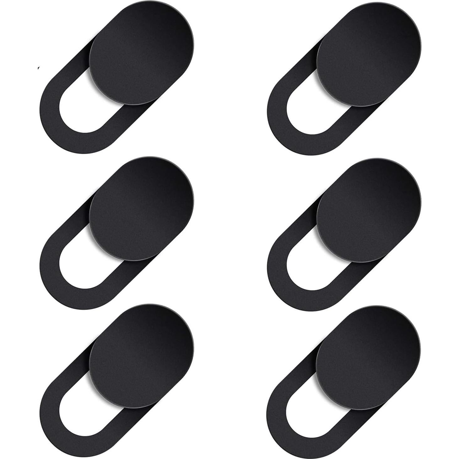 Pegatina Deslizante de Privacidad Genérico - 10 Unidades Negras