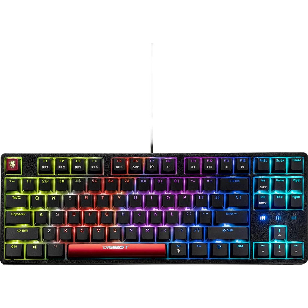 Teclado Mecánico Tenkeyless Digifast CS-21 RGB Cherry MX Azul