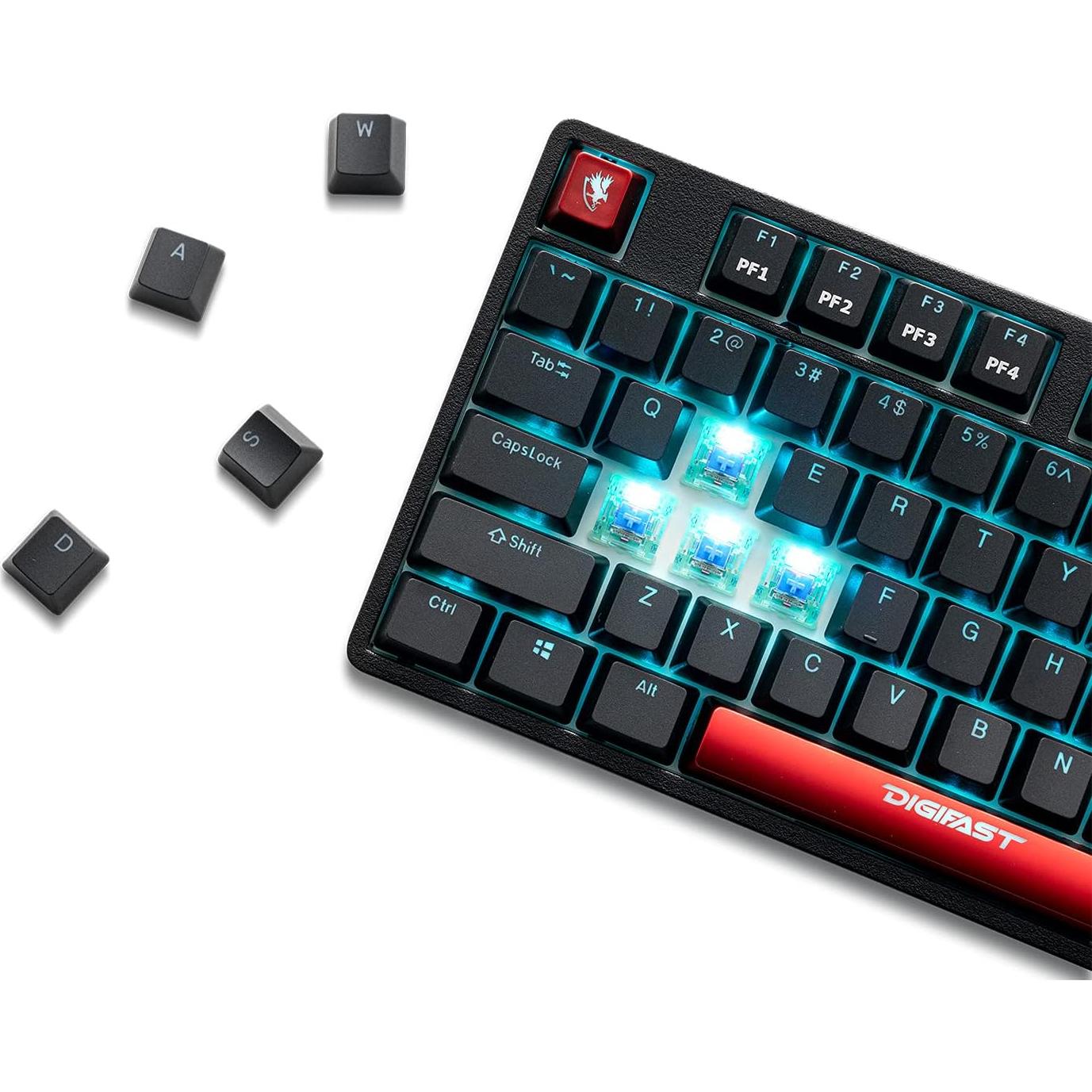 Teclado Mecánico Tenkeyless Digifast CS-21 RGB Cherry MX Azul