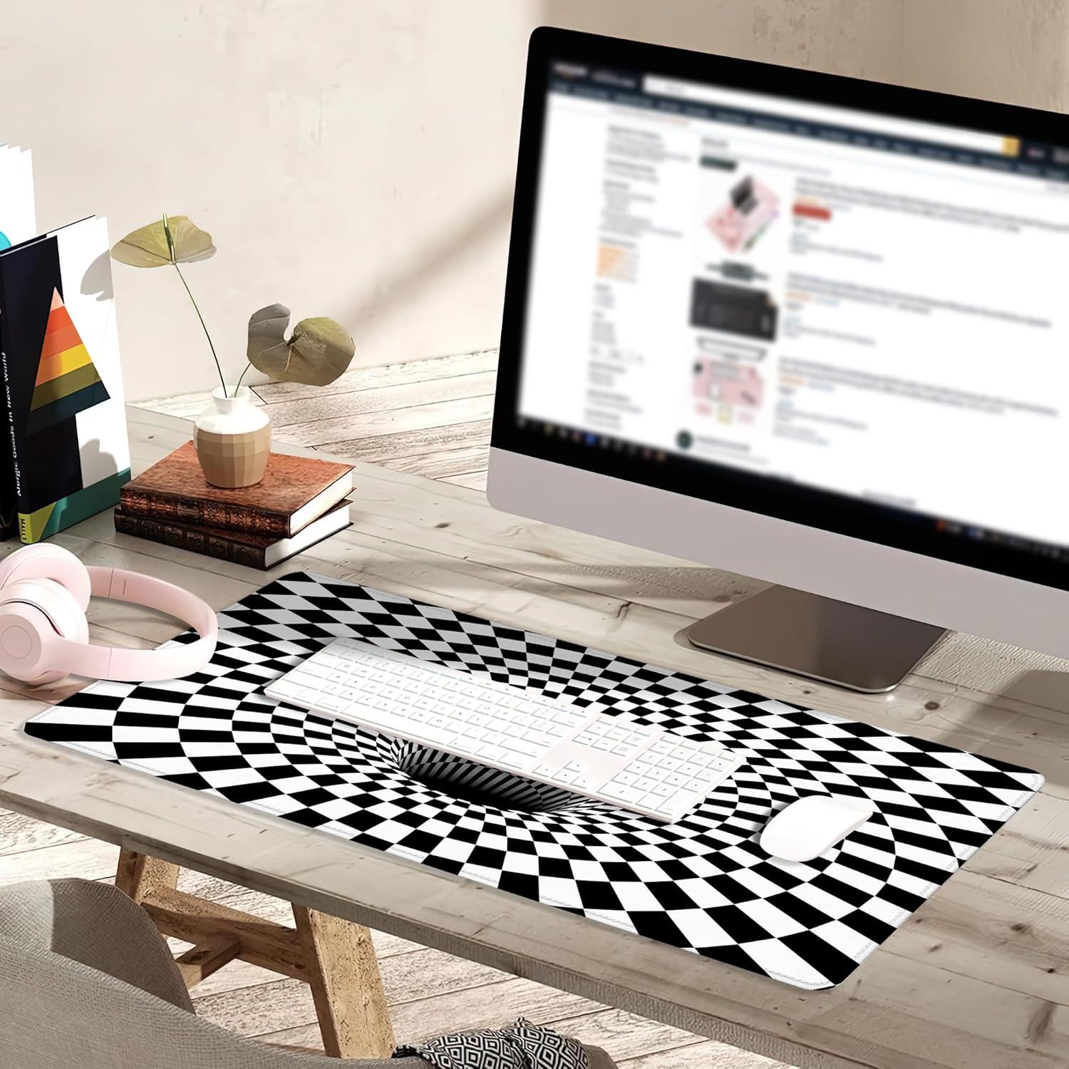 Alfombrilla de Escritorio TUBAMQ Geométrica 80x40cm Antideslizante