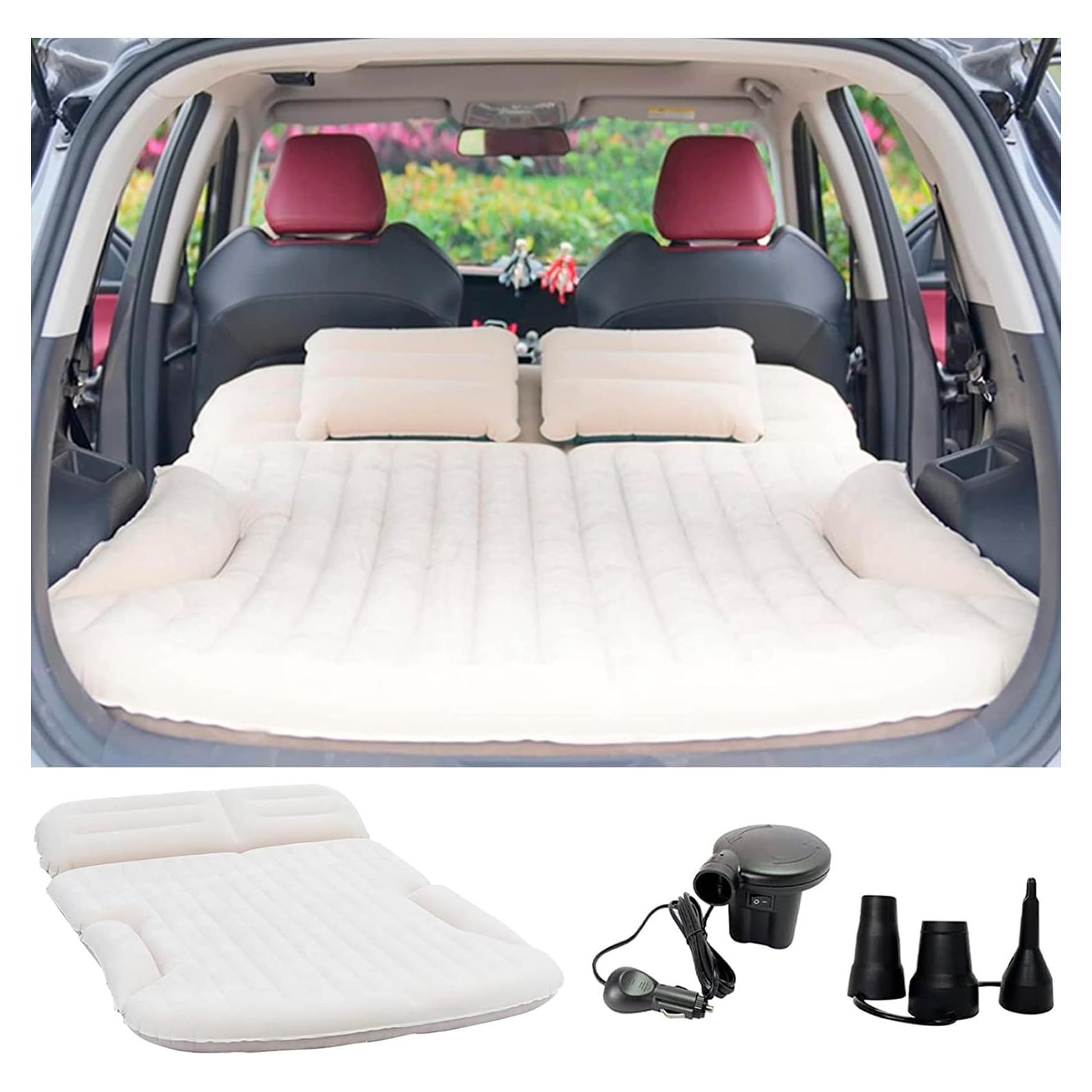 Colchón de Aire SUV KMZ Doble Cara con 2 Almohadas y Bomba