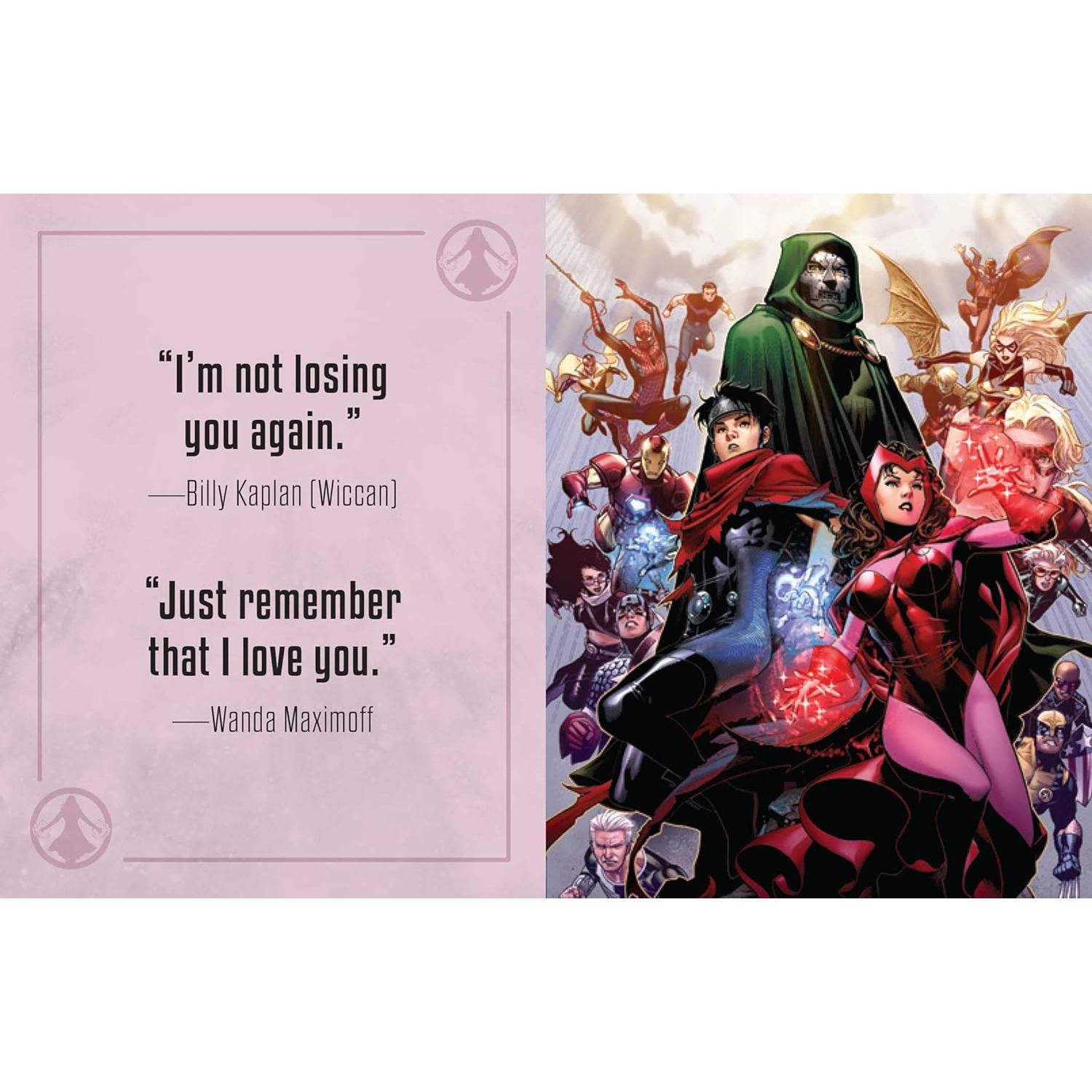 Marvel: The Tiny Book of Scarlet Witch and Vision: (Wanda Maximoff and Vision Comics, Geeky Novelty Gifts for Marvel Fans)