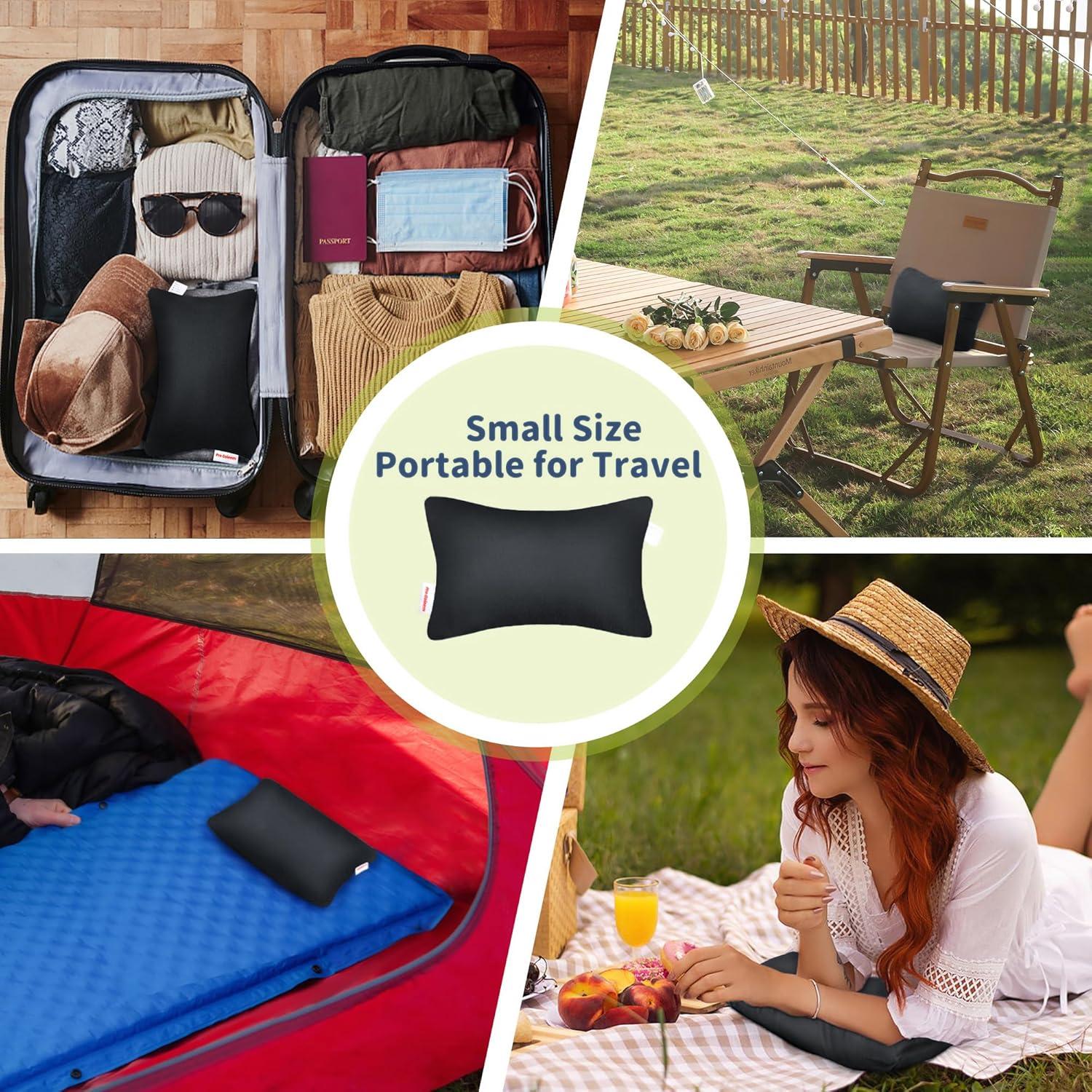 Almohada Pequeña Pro Goleem 27.9x15.2 cm para Viajar