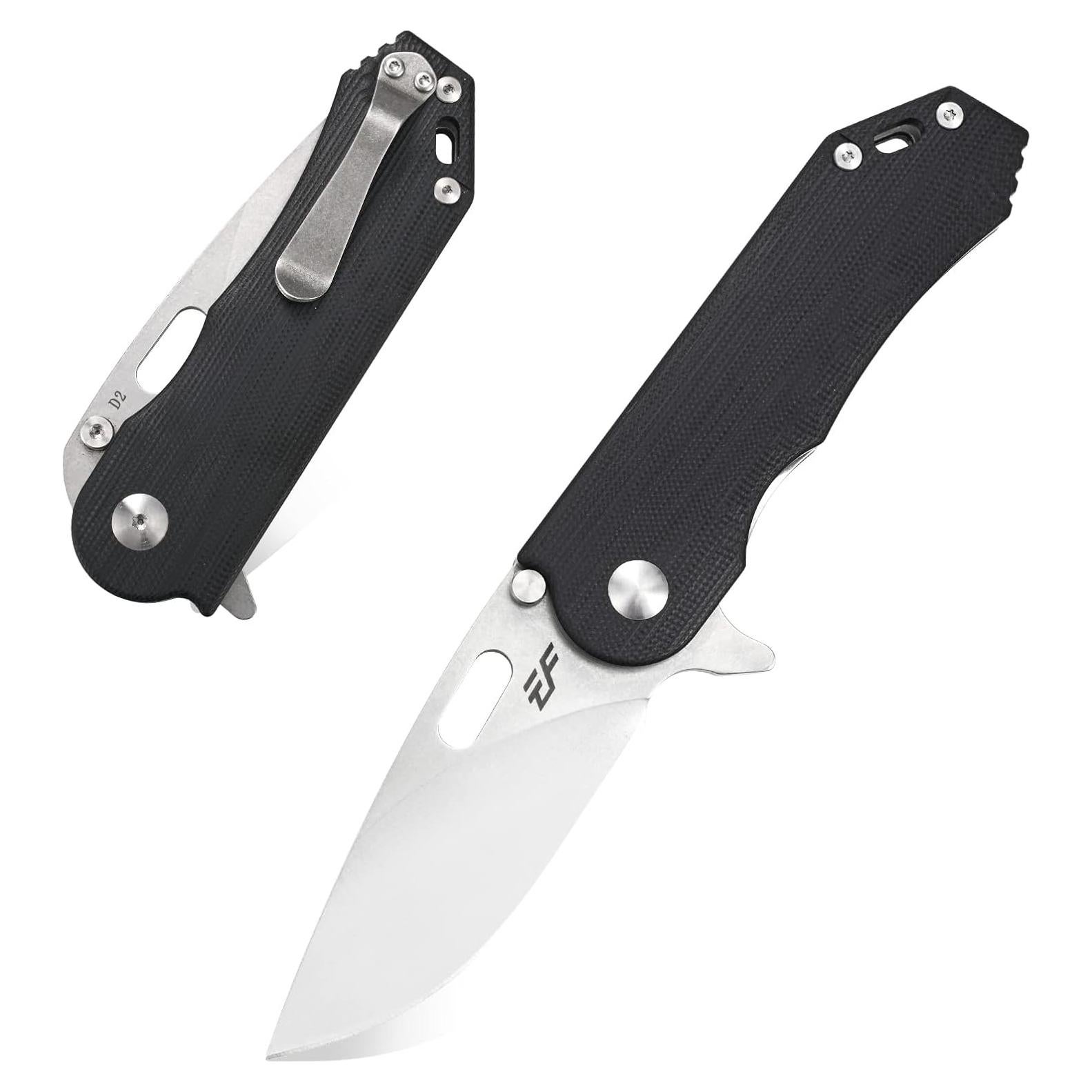 Cuchillo Plegable Eafengrow EF32 Acero D2 Mango G10 20 cm