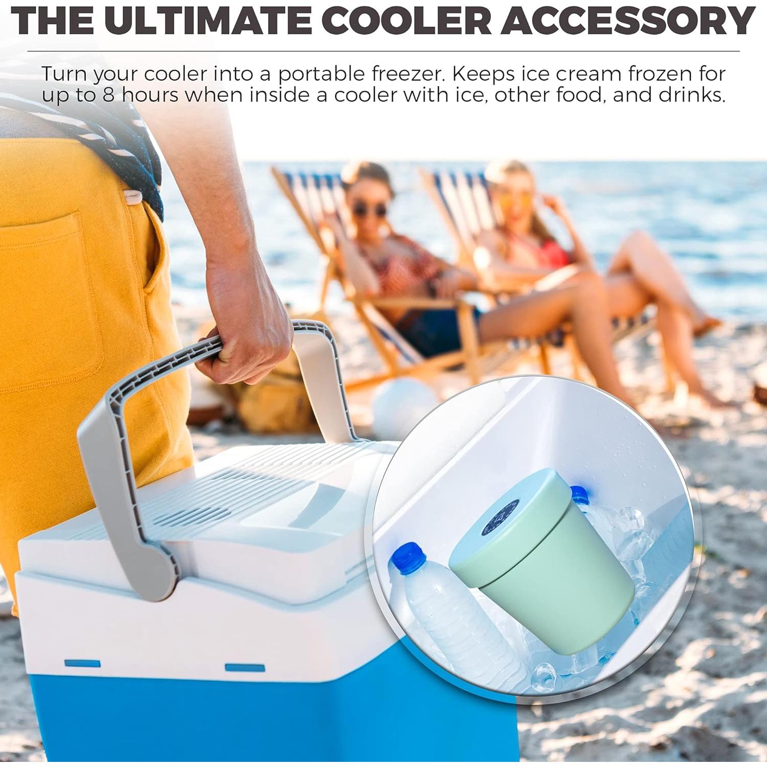 Contenedor Helado La Canteen Verde Menta 414ml Aislado