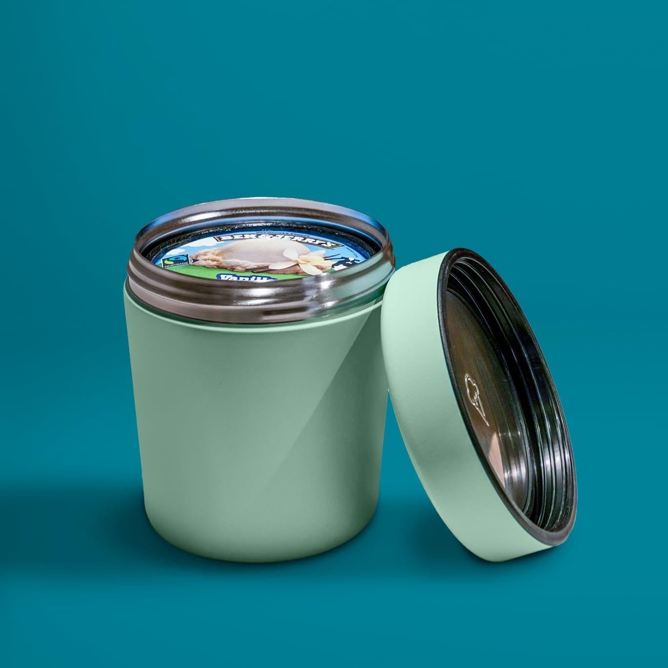 Contenedor Helado La Canteen Verde Menta 414ml Aislado