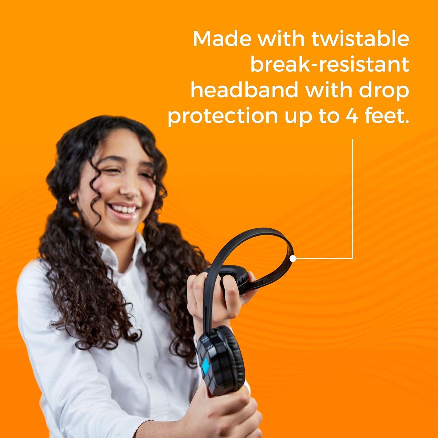 Auriculares On-Ear Gumdrop DropTech B1 para Estudiantes - Negro