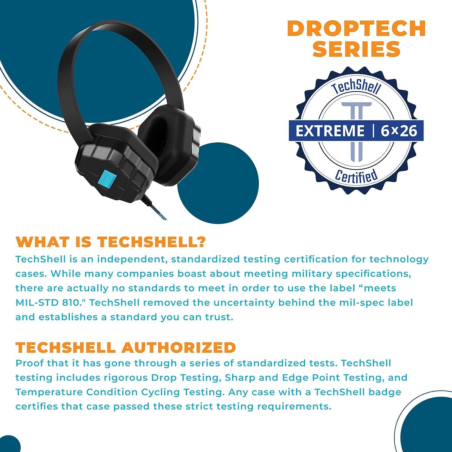 Auriculares On-Ear Gumdrop DropTech B1 para Estudiantes - Negro