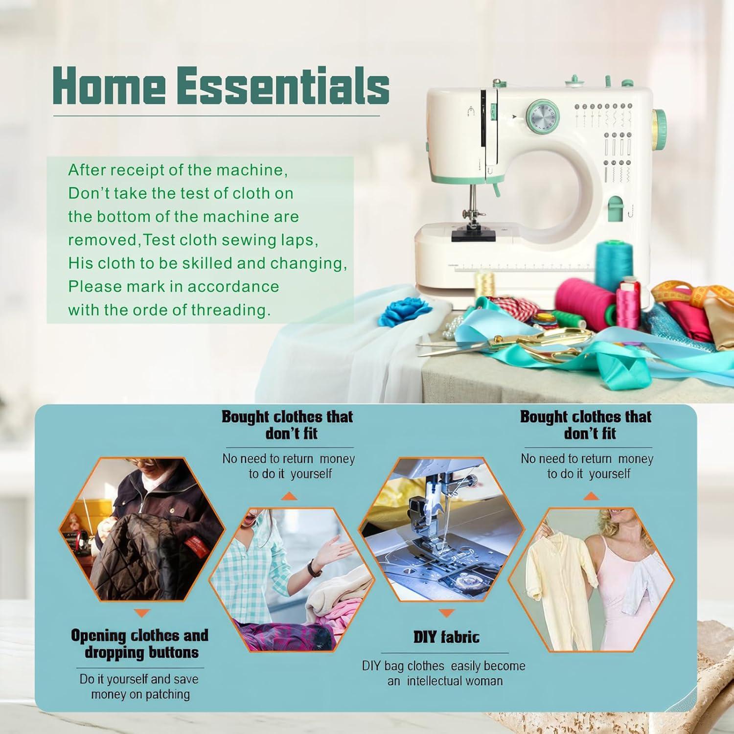 Máquina de Coser Portátil ShyangLiang LH-SM520A 16 Puntadas