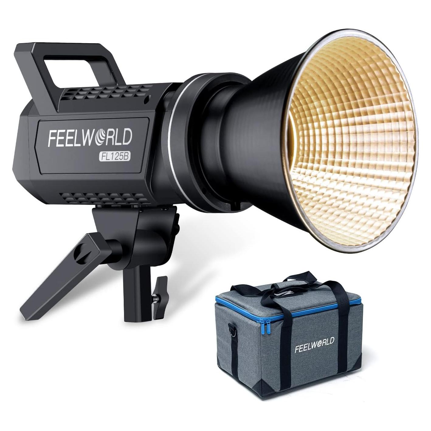 Luz de Estudio Bi-Color FEELWORLD FL125B 125W 2700K-6500K