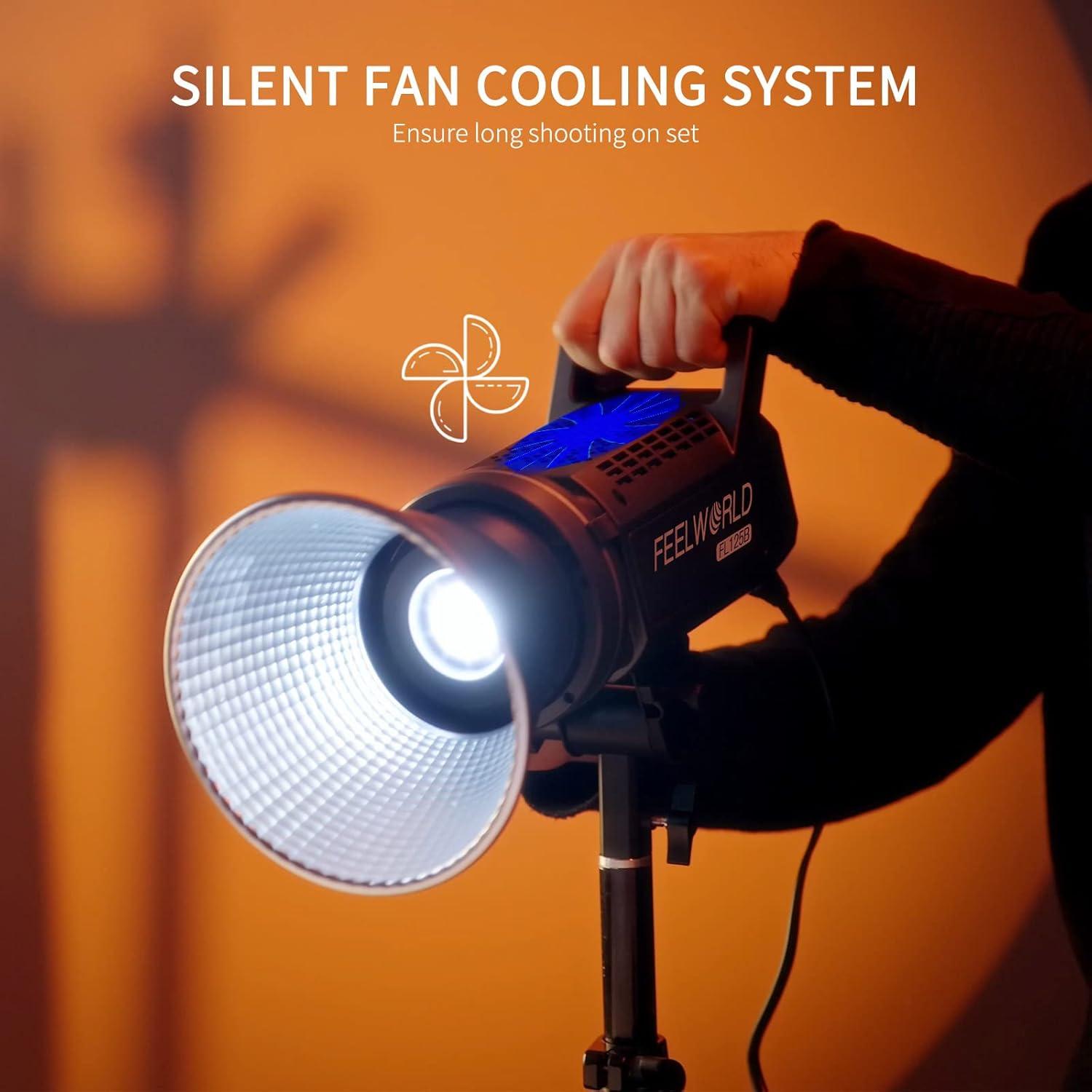 Luz de Estudio Bi-Color FEELWORLD FL125B 125W 2700K-6500K