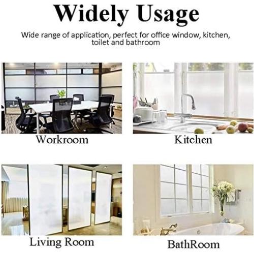 Película de Vidrio Esmerilado Niviy 30.5x200 cm Privacidad