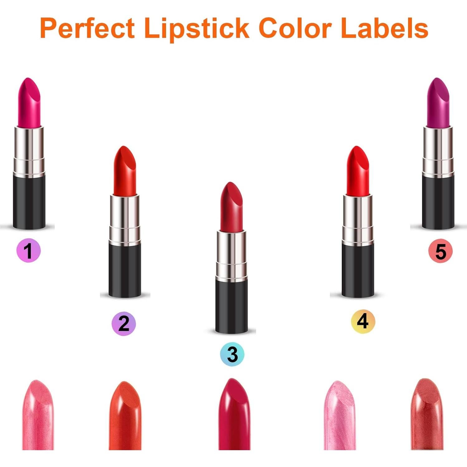 2 Juegos de Etiquetas Holográficas URGINO 1-300 para Organizar