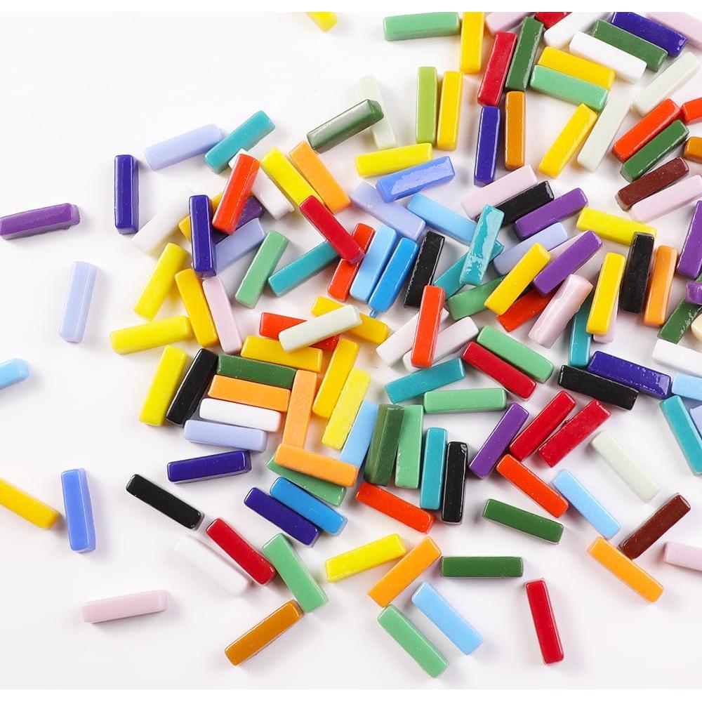 Azulejos de Mosaico de Vidrio Reciclado Buenoarte 330 Piezas